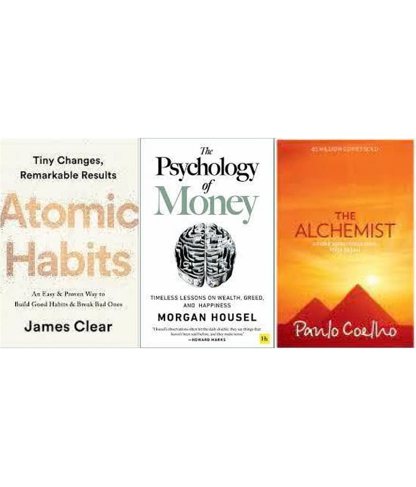 Atomic Habits + The Psychology of Money + THE ALCHEMIST