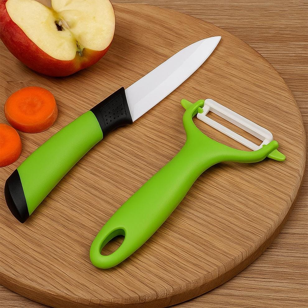 Ceramic Revolution Series Utility Knife and Peeler Gift Set - 2pc