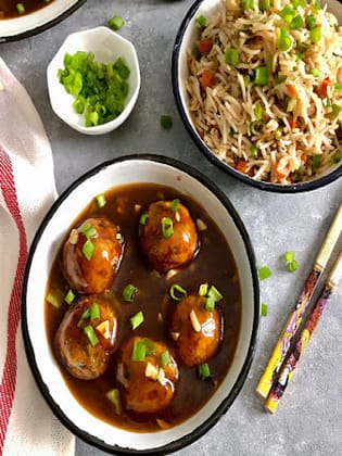 Veg Manchurian Bowl Combo