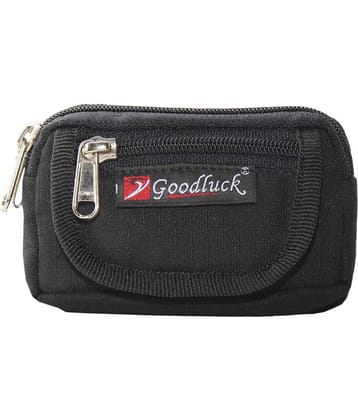 Goodluck Polyester Black Waist Pouch