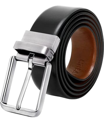 Creature - Black Leather Men's Formal Belt ( Pack of 1 )