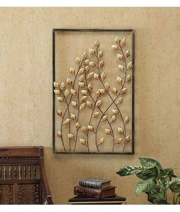 Iron Rectangular Decorative Plate Multi - Pack of 1