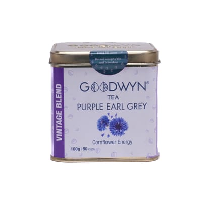 Goodwyn Earl Grey Black Tea (100 gm) | Made with Bergamot | From Own Tea Estates | 100% Natural Loose Leaf Tea | Low Caffeine Non Bitter | Rich in Antioxidants