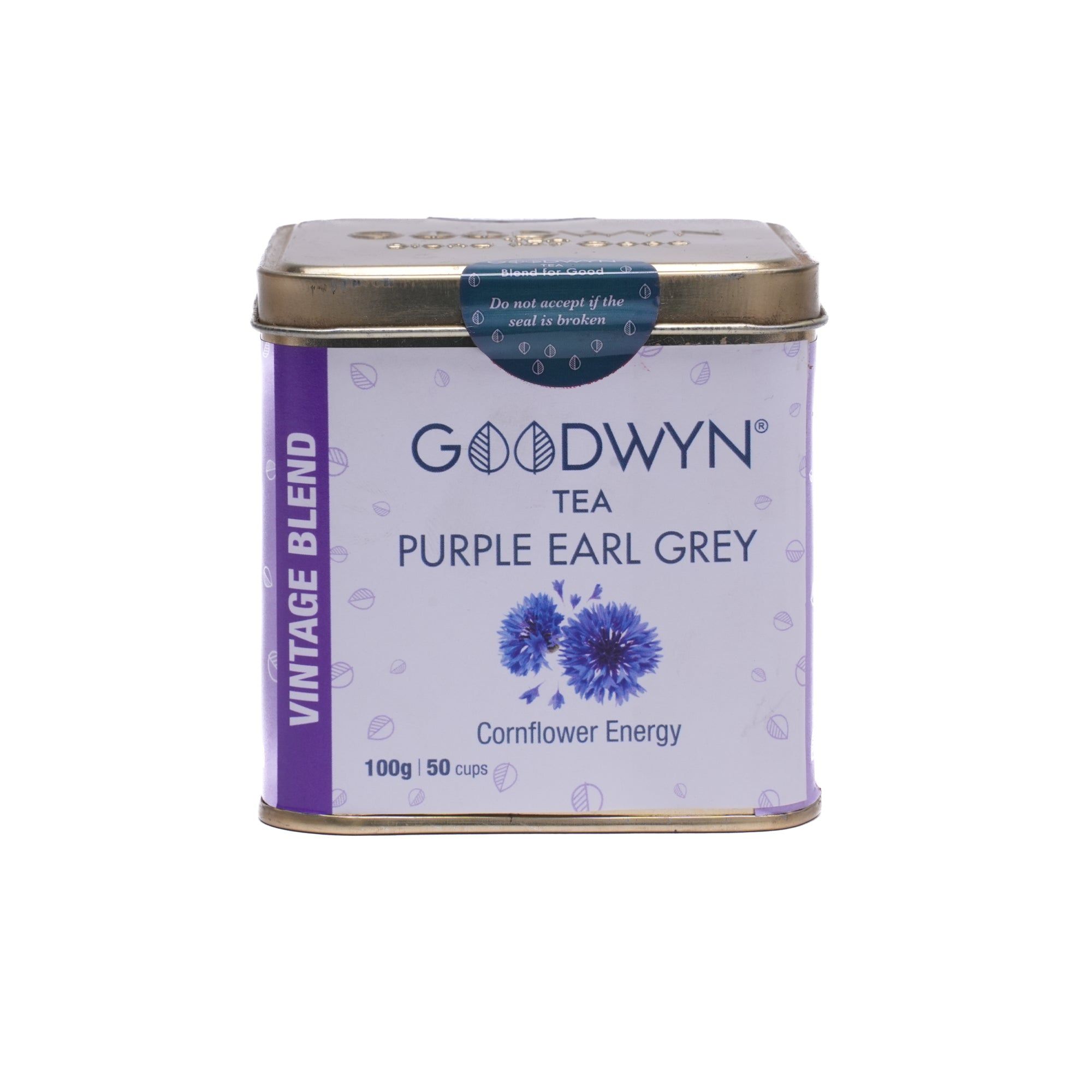 Goodwyn Earl Grey Black Tea (100 gm) | Made with Bergamot | From Own Tea Estates | 100% Natural Loose Leaf Tea | Low Caffeine Non Bitter | Rich in Antioxidants