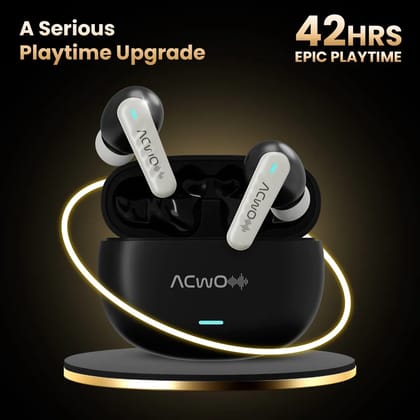 DwOTS 727 - Calling  Cosmic Black Earbuds-Bisque Beige
