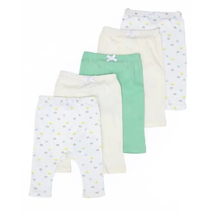 Unisex Printed Pyjama Set - Arcus (Pack of 5)-0-2 M / Multicolor