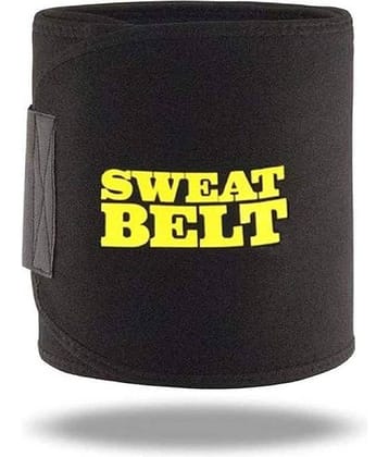 Horse Fit -Slim & Sweat Belt for Men and Women|Body Shaper - Free Size (Black Color) 1 Pcs