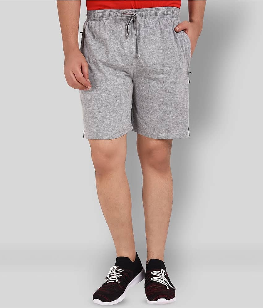 Neo Garments - Grey Cotton Men's Shorts ( Pack of 1 )