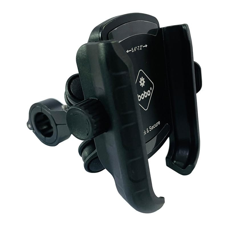 BOBO BM14 PRO Plus Quick Release with PRO Plus Vibration Damper Waterproof Bike/Motorcycle/Scooter Mobile Phone Holder Mount, Ideal for Maps and GPS Navigation (Black) BOBO BM14 PRO Plus Quick Release with PRO Plus Vibration Damper Waterproof Bike/Motorc