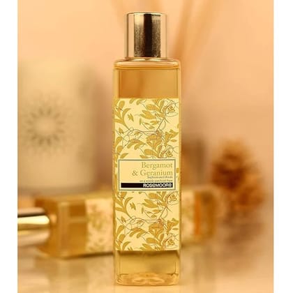 Rosemoore Bergamot & Geranium Scented Reed Diffuser Refill Oil 200 ml