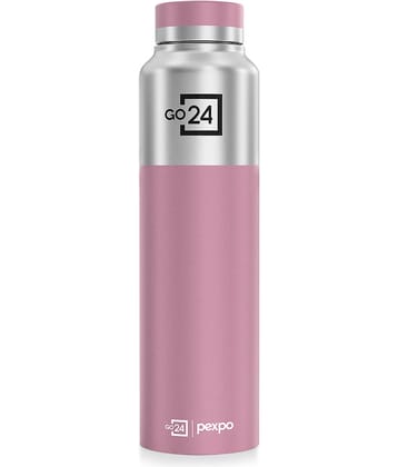 Go24 CROWN Black Stainless Steel Water Bottle 950 mL ( Set of 1 )