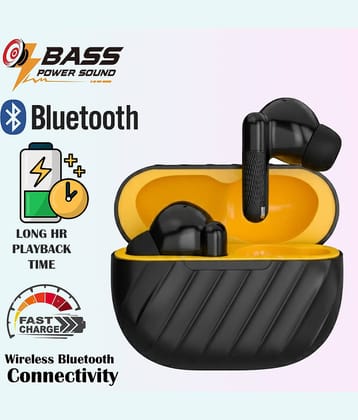 Wireless Bluetooth Earbuds with Deep Bass,HD Mic, Long Battery Backup, Fast Charging, Lightweight Comfortable Fit, Sweatproof Sports Headphones for Music, Calls, Gaming & Daily Use"