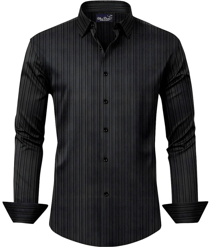 Bluedove Poly Cotton Regular Fit Solids Full Sleeves Men's Casual Shirt - White ( Pack of 1 )
