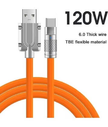 Premium Type-C Data Cable with Fast Charging and  High-Speed Data Transfer, Tangle-Free Durable Design, Universal Compatibility for Smartphones, Tablets, Laptops, and USB-C Enabled Devices
