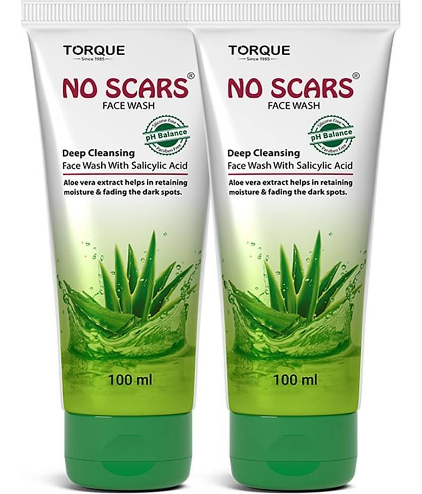 NO SCARS Face Wash - Exfoliating Face Wash For All Skin Type ( Pack of 2 )