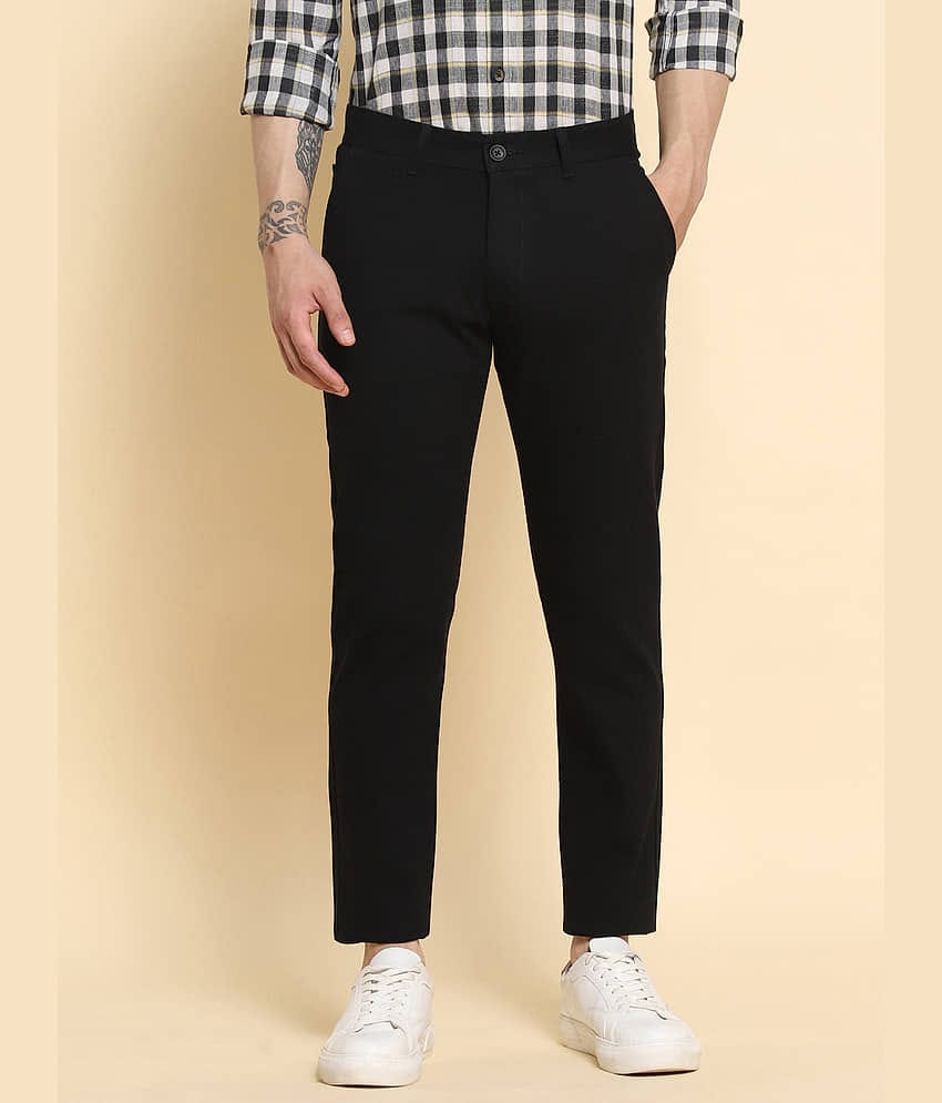 Dennis Lingo Black Slim Chinos ( Pack of 1 )
