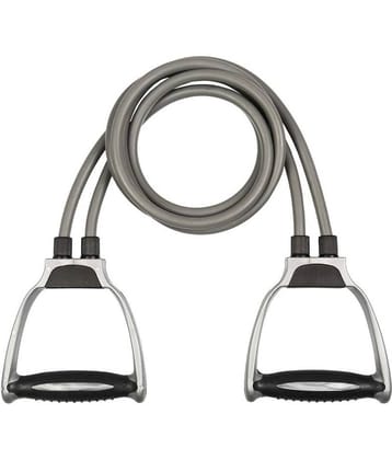 NITLOK Double Resistance Band, Toning Tube, Exercise Tube, for Resistance Training, Physical Therapy, Home Workouts Toning Tube with D-Type Handle (Multi Color)