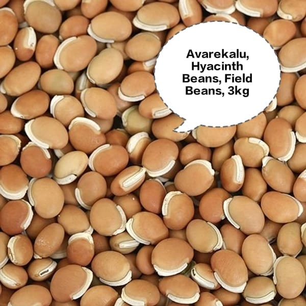 Avarekalu, Hyacinth Beans, Field Beans, Surti Papdi Beans, Sem Phali 3kg