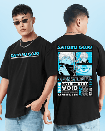 Gojo unlimited Void Oversized Tshirt-M