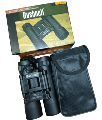 BUSHNELL10 * 25 Binocular with Cover || Travel Stargazing Concerts Sports Optical LLL Vision Binocular Fixed Zoom (Pack of - 1)