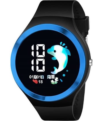 Renaissance Traders - Black Silicon Digital Men's Watch