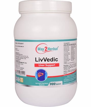 Way2Herbal Livvedic Tablet 900 No.S Pack of 1
