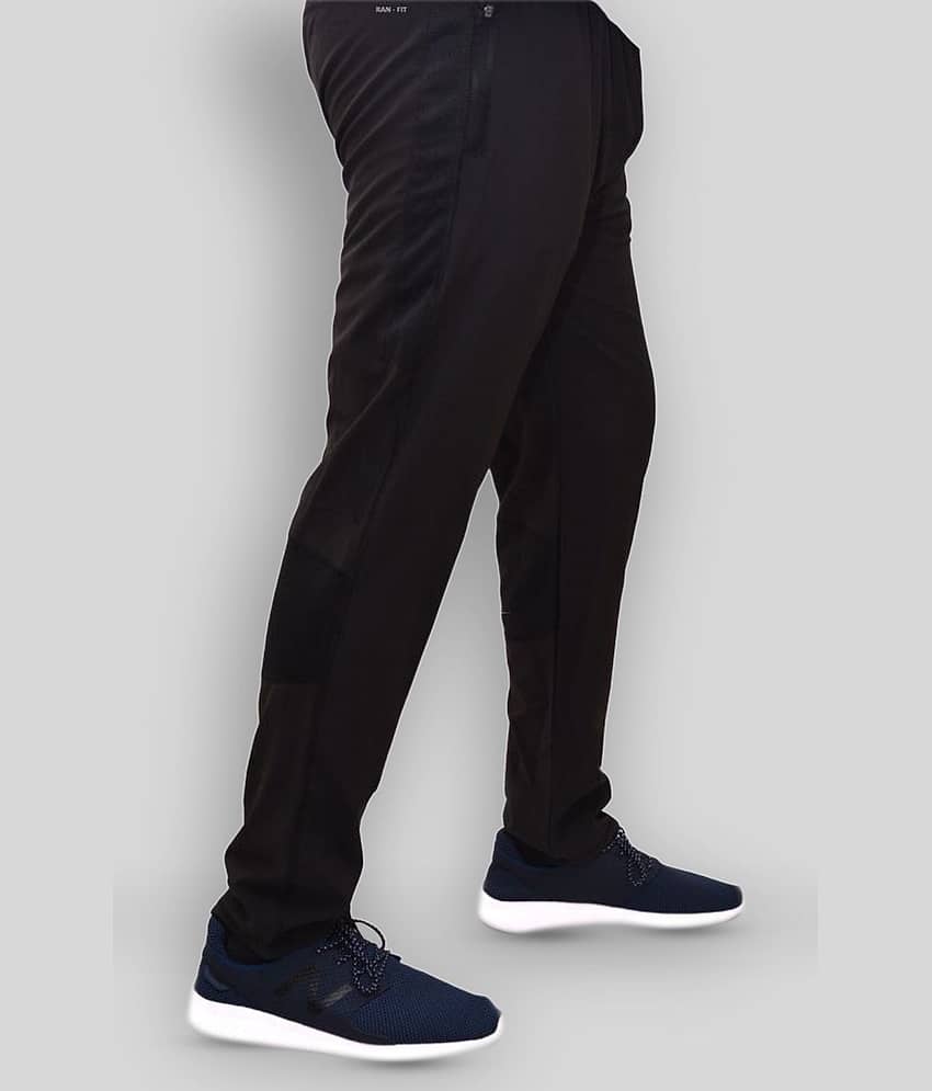RANBOLT - Black Polyester Men's Trackpants ( Pack of 1 )