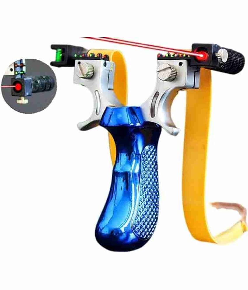 Sling Shot Catapult for Adults Beginner Youth for Outdoor Games, Laser Slingshot, Slingshot Catapult, Slingshot Laser Light, Slingshot toy, Steel Slingshot, Indian Slingshot, Slingshot with Laser, Slingshot for kids, Power Catapult, Outdoor toys and games