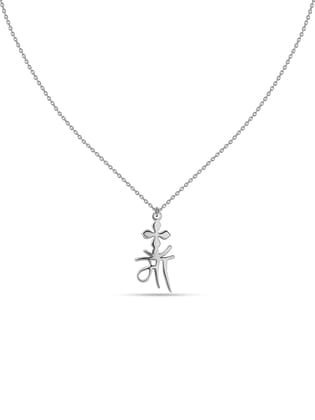 Maa Necklace For Mother In Hindi Font
