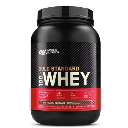 Optimum Nutrition Gold Standard 100% Whey-907 g / Double Rich Chocolate