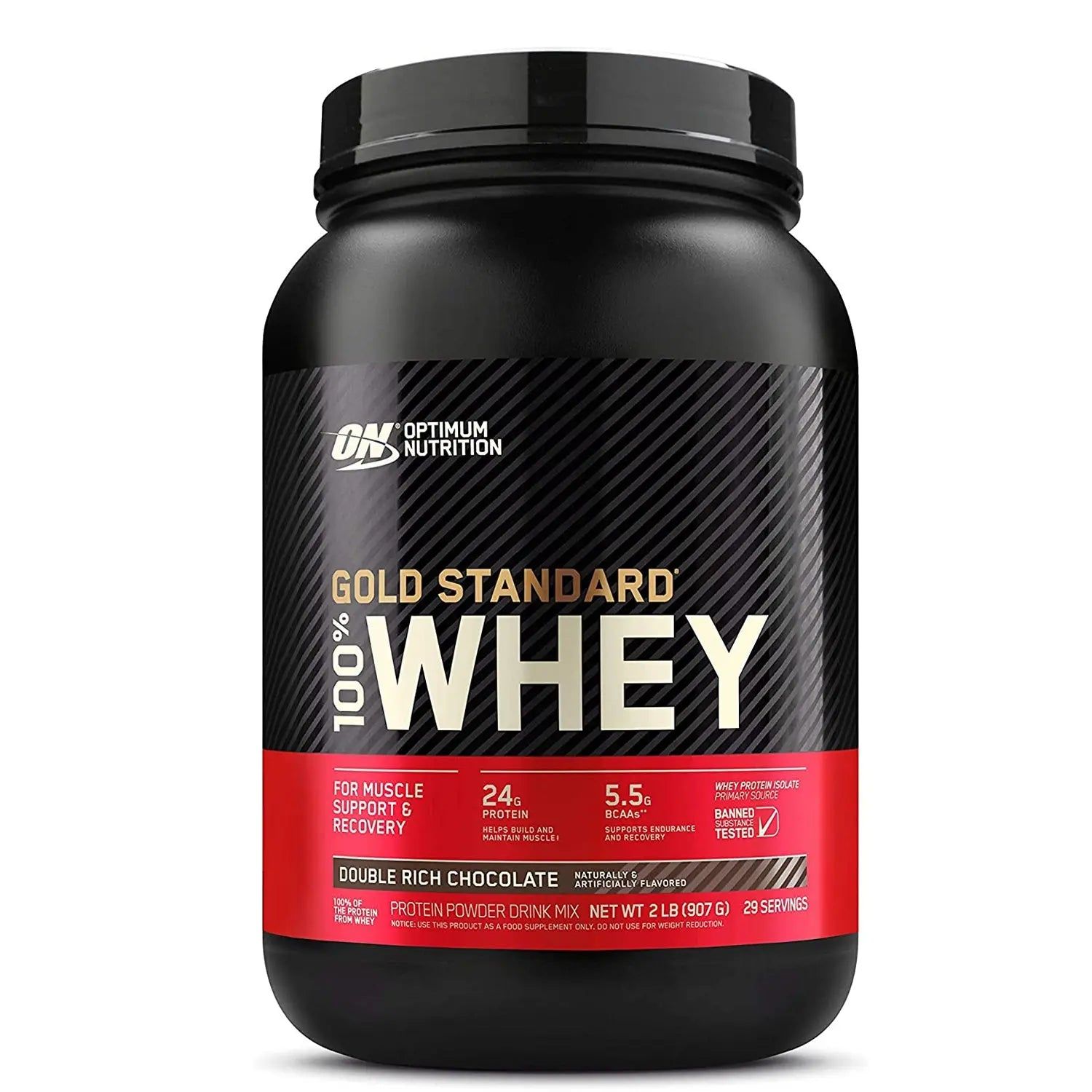 Optimum Nutrition Gold Standard 100% Whey-907 g / Double Rich Chocolate