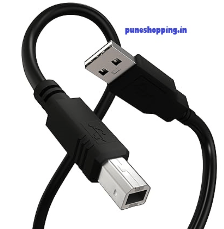 USB 2.0 Printer Cable /Hynet USB 2.0 High Speed Printer Cable (1.5 Meter) USB Scanner Cable A Male to B Male Compatible with Printer, Scanner for Canon, Brother, Dell, Epson, HP, Samsung, Lexmark,PanasonicHigh-speed connection for printers /USB 2.0