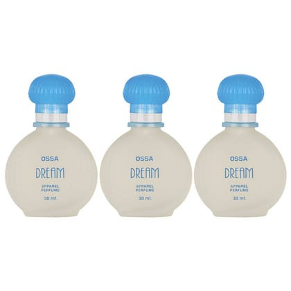 Ossa Dream Collection Eau De Parfum Premium Long Lasting Perfume 30ml For Men & Women(Pack of 3)