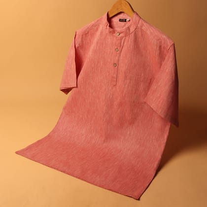 Khadi Kurta Shirt #80-XS / Half Sleeve