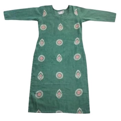 Crafted Comfort - Unique Print, Cotton Regular Fit Kurti