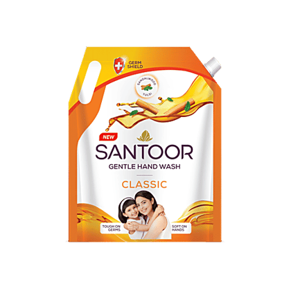 Santoor gentle hand wash 