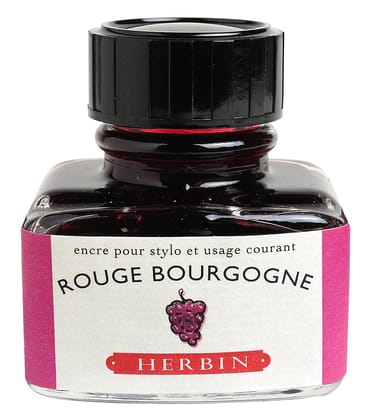 Herbin Standard Ink # 28 - Rouge Bourgogne-30 ml