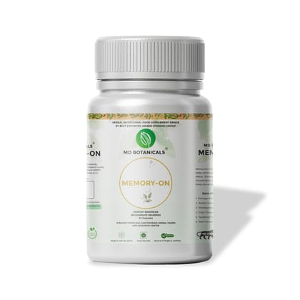 Memory On (60 Caps), Maa Danteshwari Herbal Farm's 100% Natural & Certified Organic Herbs