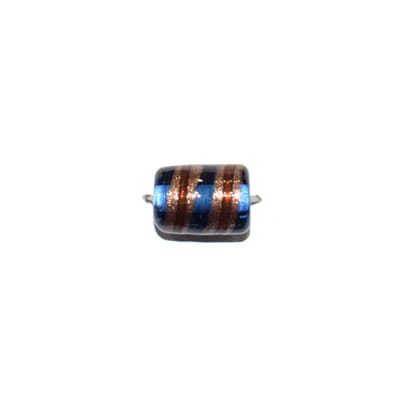 Beadwaala Handmade Fancy Lampwork Glass For Jewelry Making. (Tube) SFL-091-Per Packet 25 Pcs / 15X11 MM