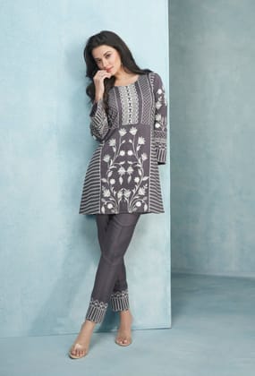 Embroidered Co-ord Set L