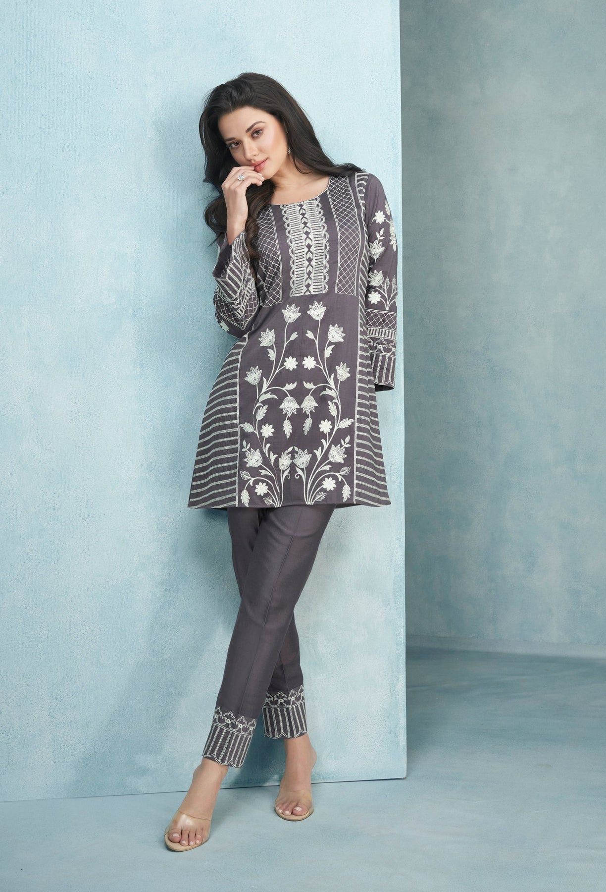 Embroidered Co-ord Set L