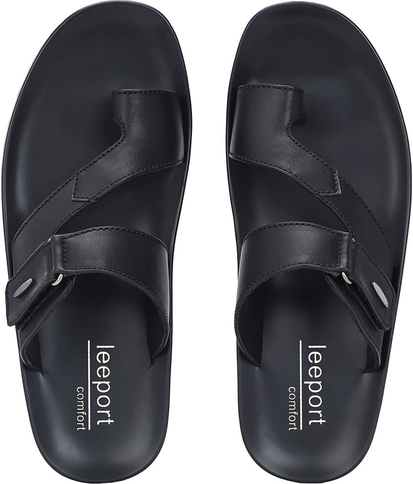 Leeport - Brown Men's Leather Slipper