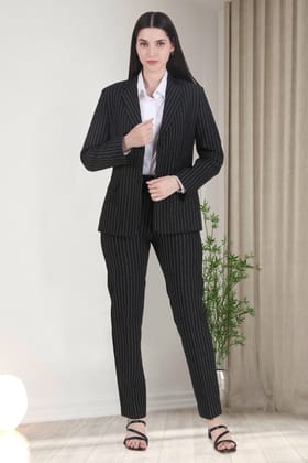 Pinstripe Power Suit Duo-XS / XS
