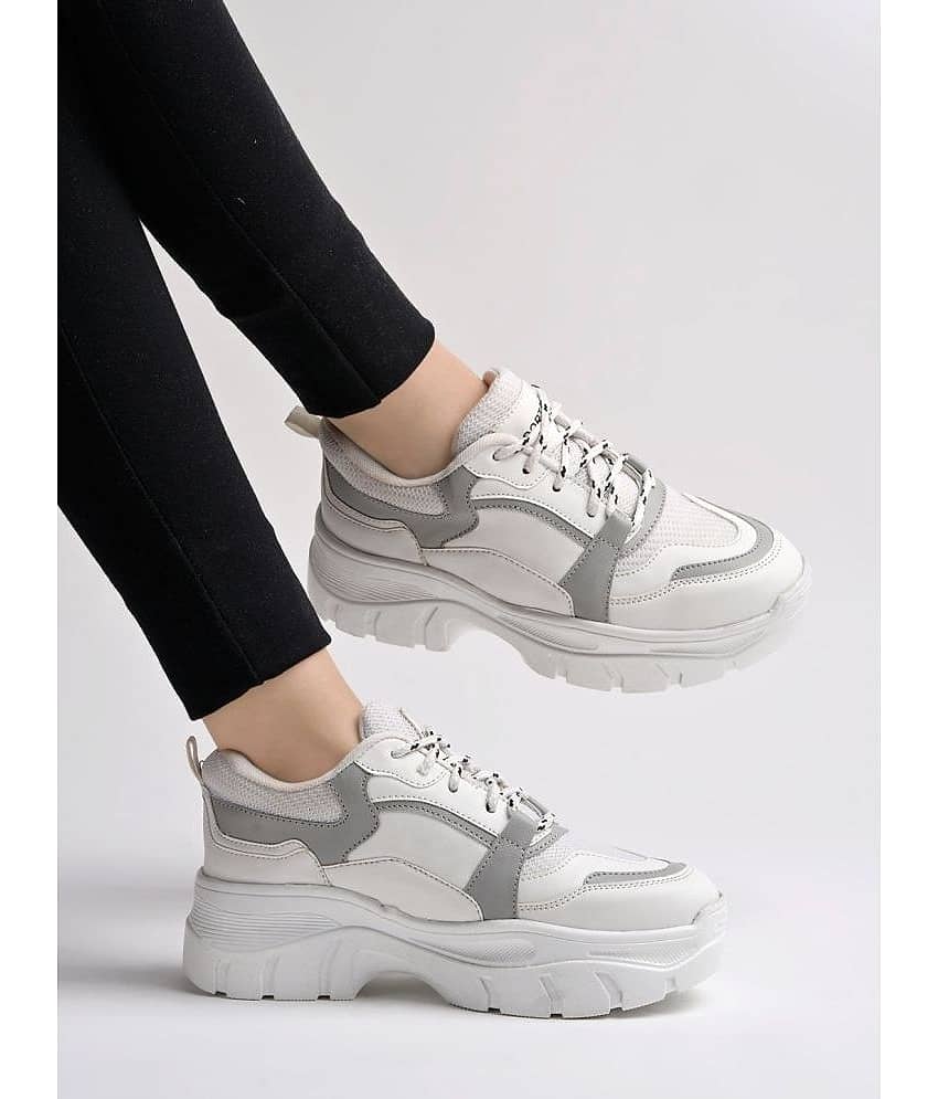 Shoetopia - White Women's Running Shoes