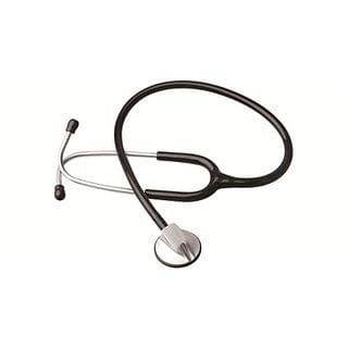 AAbha Dual Head Stethoscope For Adult/Pediatric/Infant Convertible Chest (Black)