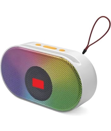VEhop with RGb Light 5 W Bluetooth Speaker Bluetooth v5.0 with USB,SD card Slot,Aux Playback Time 5 hrs Assorted