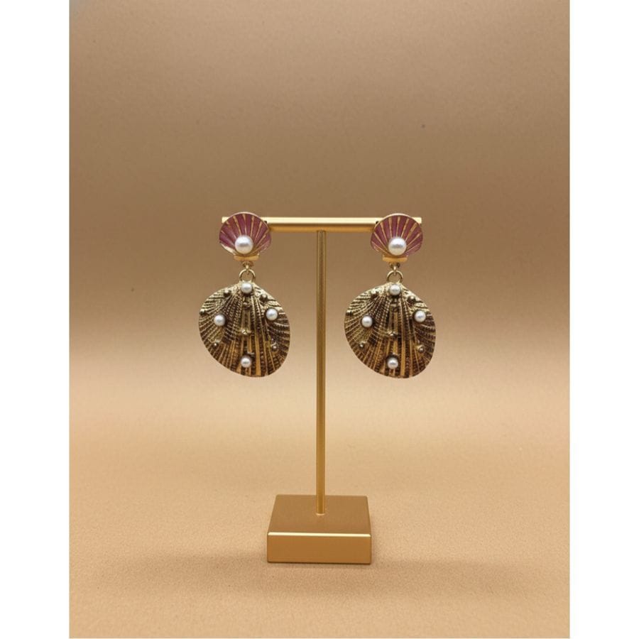 Earrings Seashell