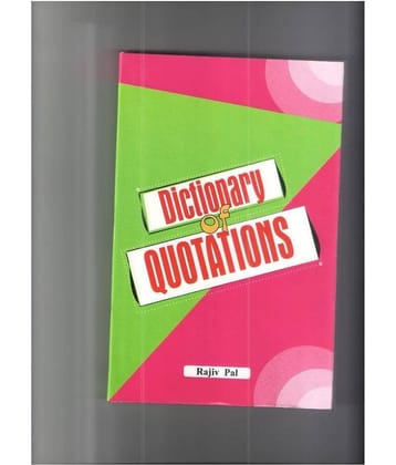 Anurag Prakashan Dictionary Of Quotations Hardback English 1st Edition