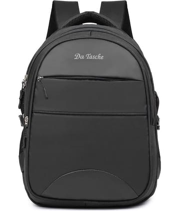 Da Tasche Black Polyester Backpack For Kids