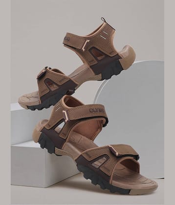 Clymb - Brown Men's Floater Sandals